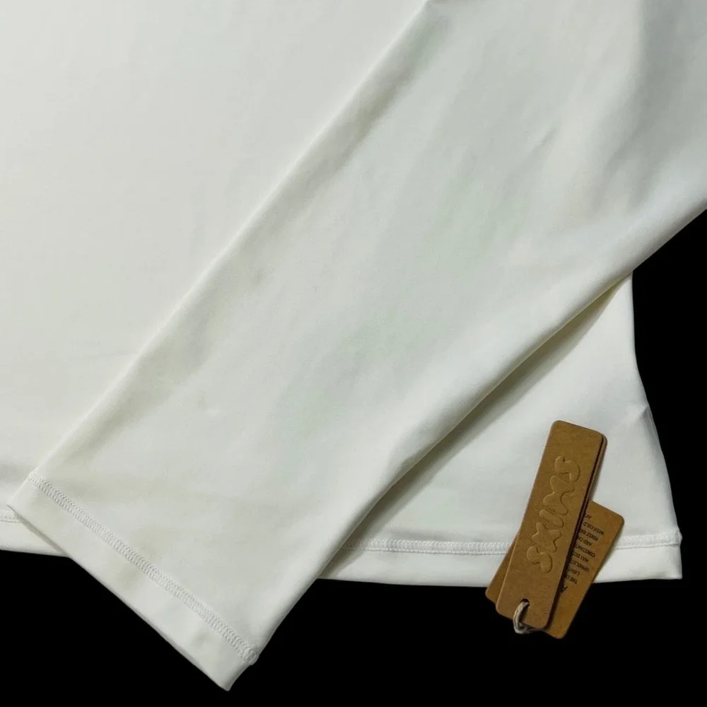SKIMS Swim Long Sleeve Shirt Rash Guard‎ Marble 3X